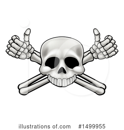 Royalty-Free (RF) Skull Clipart Illustration by AtStockIllustration - Stock Sample #1499955