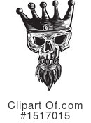 Skull Clipart #1517015 by patrimonio
