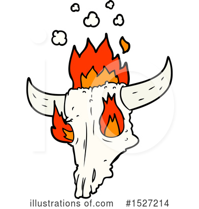 Cow Skull Clipart #1527214 by lineartestpilot