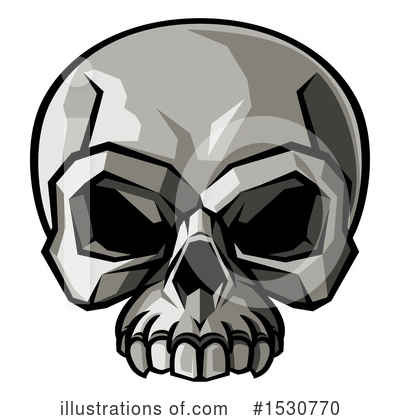 Royalty-Free (RF) Skull Clipart Illustration by AtStockIllustration - Stock Sample #1530770