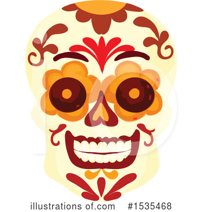 Royalty-Free (RF) Skull Clipart Illustration by Vector Tradition SM - Stock Sample #1535468