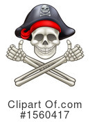 Skull Clipart #1560417 by AtStockIllustration