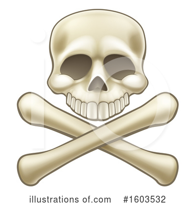 Royalty-Free (RF) Skull Clipart Illustration by AtStockIllustration - Stock Sample #1603532