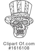 Skull Clipart #1616108 by patrimonio