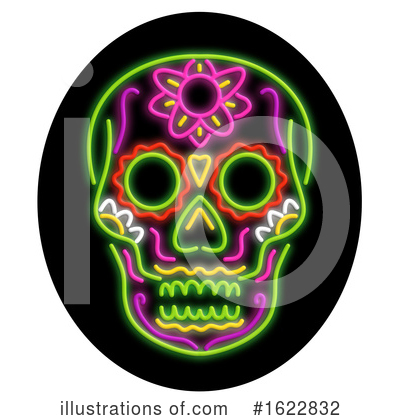 Royalty-Free (RF) Skull Clipart Illustration by patrimonio - Stock Sample #1622832