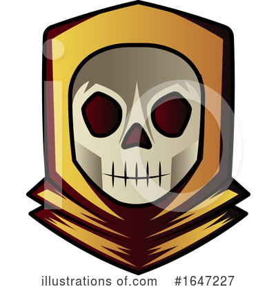 Royalty-Free (RF) Skull Clipart Illustration by Morphart Creations - Stock Sample #1647227