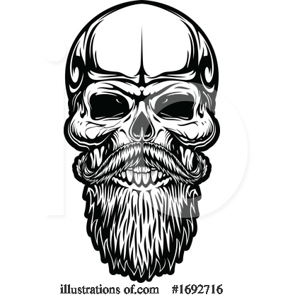 Royalty-Free (RF) Skull Clipart Illustration by Vector Tradition SM - Stock Sample #1692716