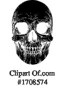 Skull Clipart #1708574 by AtStockIllustration