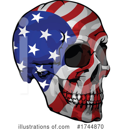 Royalty-Free (RF) Skull Clipart Illustration by dero - Stock Sample #1744870