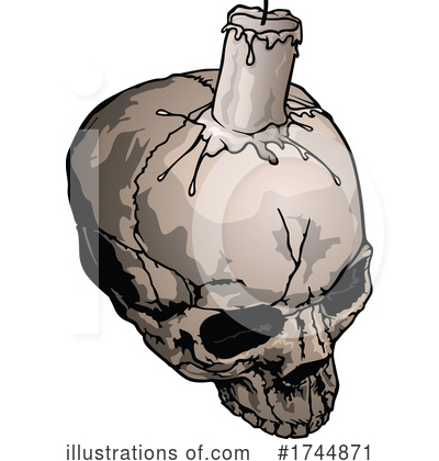 Royalty-Free (RF) Skull Clipart Illustration by dero - Stock Sample #1744871