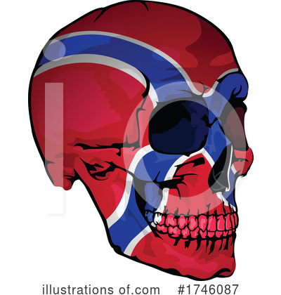 Royalty-Free (RF) Skull Clipart Illustration by dero - Stock Sample #1746087