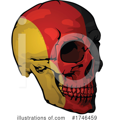 Royalty-Free (RF) Skull Clipart Illustration by dero - Stock Sample #1746459