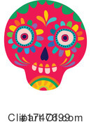 Skull Clipart #1747699 by Vector Tradition SM