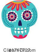 Skull Clipart #1747707 by Vector Tradition SM