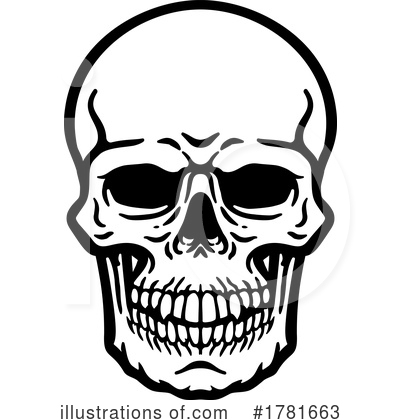 Royalty-Free (RF) Skull Clipart Illustration by AtStockIllustration - Stock Sample #1781663