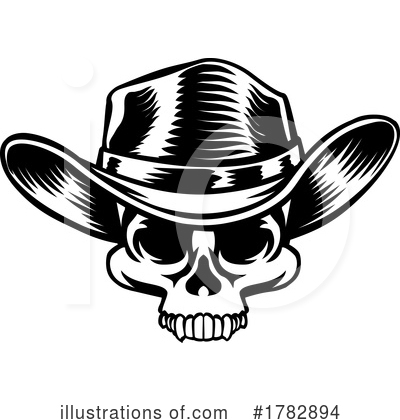 Cowboy Hat Clipart #1782894 by AtStockIllustration