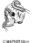 Skull Clipart #1792712 by patrimonio