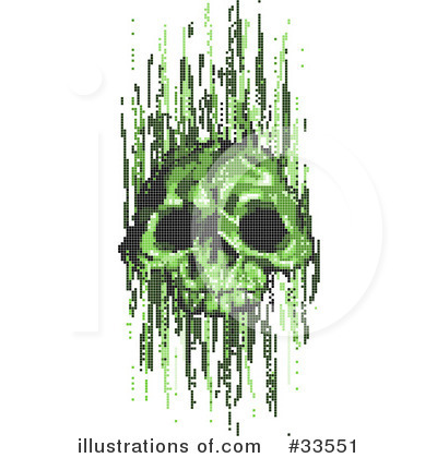 Royalty-Free (RF) Skull Clipart Illustration by AtStockIllustration - Stock Sample #33551