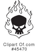 Skull Clipart #45470 by John Schwegel