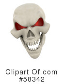 Skull Clipart #58342 by KJ Pargeter