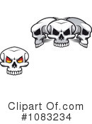 Skulls Clipart #1083234 by Vector Tradition SM