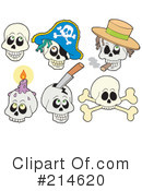 Skulls Clipart #214620 by visekart