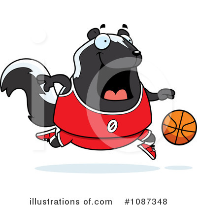 Royalty-Free (RF) Skunk Clipart Illustration by Cory Thoman - Stock Sample #1087348