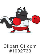 Skunk Clipart #1092733 by Cory Thoman