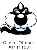 Skunk Clipart #1111158 by Cory Thoman
