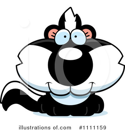 Royalty-Free (RF) Skunk Clipart Illustration by Cory Thoman - Stock Sample #1111159