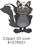 Skunk Clipart #1276531 by Dennis Holmes Designs