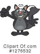 Skunk Clipart #1276532 by Dennis Holmes Designs