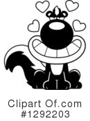 Skunk Clipart #1292203 by Cory Thoman