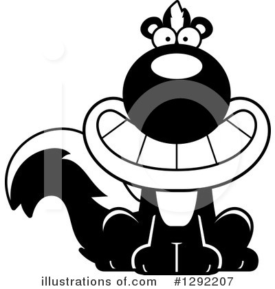 Royalty-Free (RF) Skunk Clipart Illustration by Cory Thoman - Stock Sample #1292207