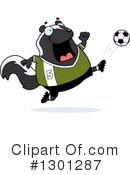 Skunk Clipart #1301287 by Cory Thoman