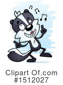 Skunk Clipart #1512027 by Cory Thoman