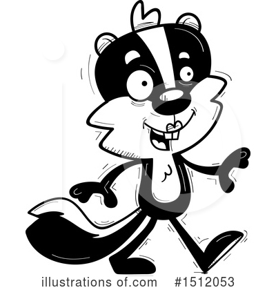 Royalty-Free (RF) Skunk Clipart Illustration by Cory Thoman - Stock Sample #1512053