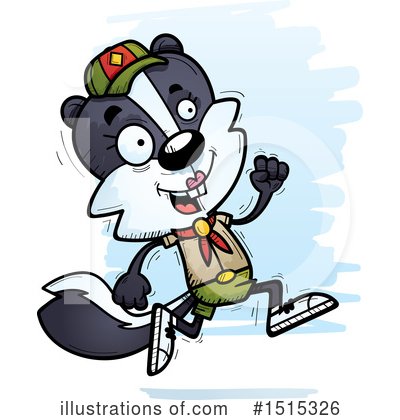 Royalty-Free (RF) Skunk Clipart Illustration by Cory Thoman - Stock Sample #1515326