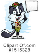 Skunk Clipart #1515328 by Cory Thoman