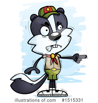 Royalty-Free (RF) Skunk Clipart Illustration by Cory Thoman - Stock Sample #1515331