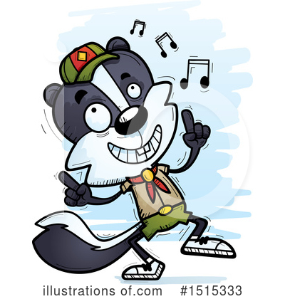 Royalty-Free (RF) Skunk Clipart Illustration by Cory Thoman - Stock Sample #1515333