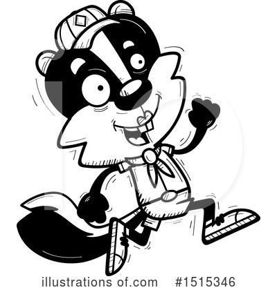 Royalty-Free (RF) Skunk Clipart Illustration by Cory Thoman - Stock Sample #1515346