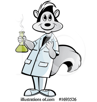 Skunk Clipart #1693526 by Lal Perera