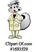 Skunk Clipart #1693529 by Lal Perera