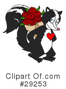Skunk Clipart #29253 by LaffToon