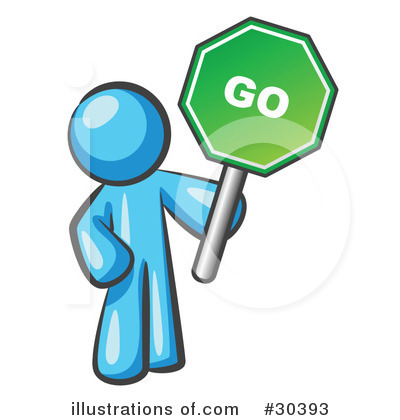 Go Sign Clipart #30393 by Leo Blanchette