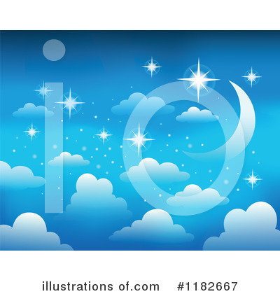 Royalty-Free (RF) Sky Clipart Illustration by visekart - Stock Sample #1182667