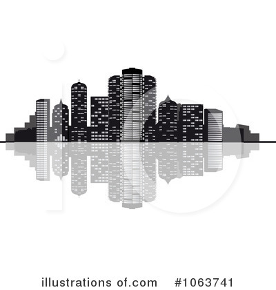 Royalty-Free (RF) Skyline Clipart Illustration by Vector Tradition SM - Stock Sample #1063741