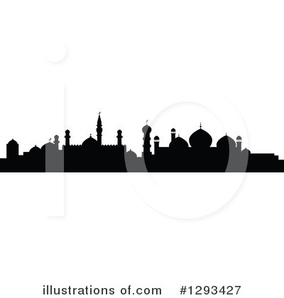 Royalty-Free (RF) Skyline Clipart Illustration by Vector Tradition SM - Stock Sample #1293427