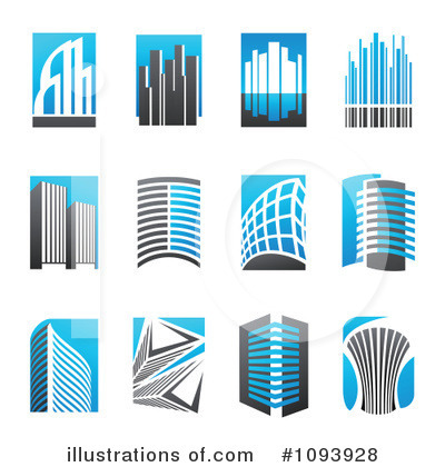 Royalty-Free (RF) Skyscraper Clipart Illustration by elena - Stock Sample #1093928